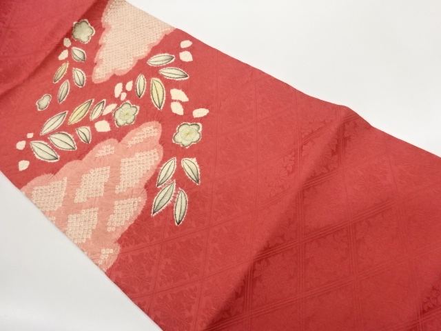 JAPANESE NAGOYA OBI / EMBROIDERY / SHIBORI / CLOUD